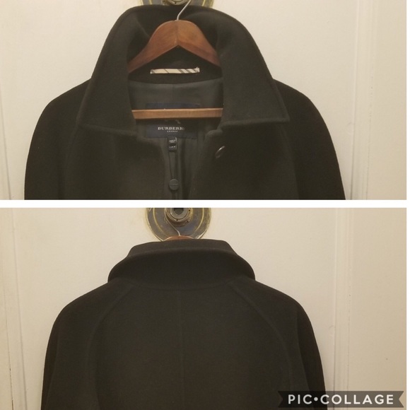 SALE !!!!Burberry wool &Cashmere PeaCoat - Picture 6 of 8